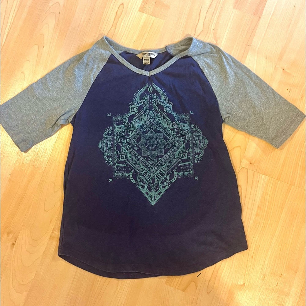 Lucky Brand Girls Long Sleeve Sz M